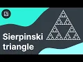 A triangle made of copies of itself Sierpinski triangle - Inside code