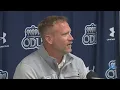 ODU coach Ricky Rahne reflects on James Franklin being fired from Penn State