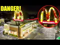 IF YOU SEE BLOOD AT MCDONALDS DRIVE THRU RUN AWAY someone was WATCHING