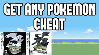 How to Get Any Pokemon in Pokemon Black White Action Replay Code