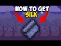 Terraria how to get SILK in Terraria EASY Terraria 1 4 4 9 Silk How to craft bed in terraria