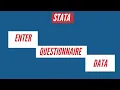 Enter Questionnaire Data in Stata Survey Data in Stata