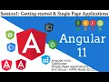 Angular11 Mean Stack Session 1 Getting started and Single Page Applications NPM Env Setup