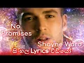 Download Lagu Shayne Ward - No Promises - Sinhala Lyrics