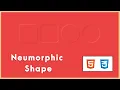 How to create Neumorphism Effect in HTML and CSS Source Code