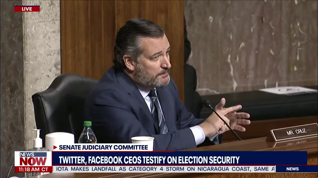 "WHY DO YOU CENSOR US?" Ted Cruz SLAMS Twitter And Facebook During Election Suppression Hearing