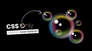 Soap Bubble Animation using Html CSS Only