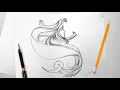 Şahmeran / Vector illustration drawing with Affinity Designer