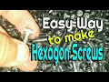 Easy Way To Make HEXAGON Socket Head Cap Screws in Bolt Former Cold Forging Machine