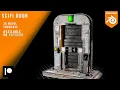Scifi DOOR 3D model on PATREON