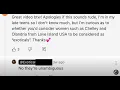 Download Lagu Chrissie is Mad That Unambiguous Women Benefit from Featurism \u0026 She Doesn't.