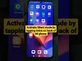 how to activate silent mode by tapping twice on back of Mi phone #mi #shorts #silentmode