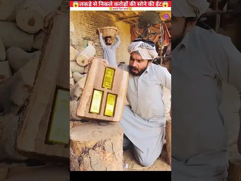 लकड़ी में मिली सोने की ईट😱 #shorts #youtubeshorts #facts #viral