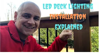 How to Retrofit or Install new LED Deck Lights How to easily Install Low Voltage Lights