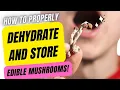 Dehydration and Storage The Proper Way Edible Mycology