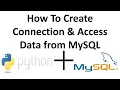 1 Python with MySQL database connect with DB select query exception handling close connection