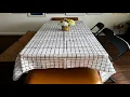 misaya Rectangle Waterproof Fabric Table Cloth Review