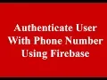 Firebase user with phone number like whatsapp
