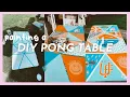 DIY BEER PONG TABLE I spent a WEEK painting this