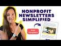 Nonprofit Newsletters Simplified Free Template