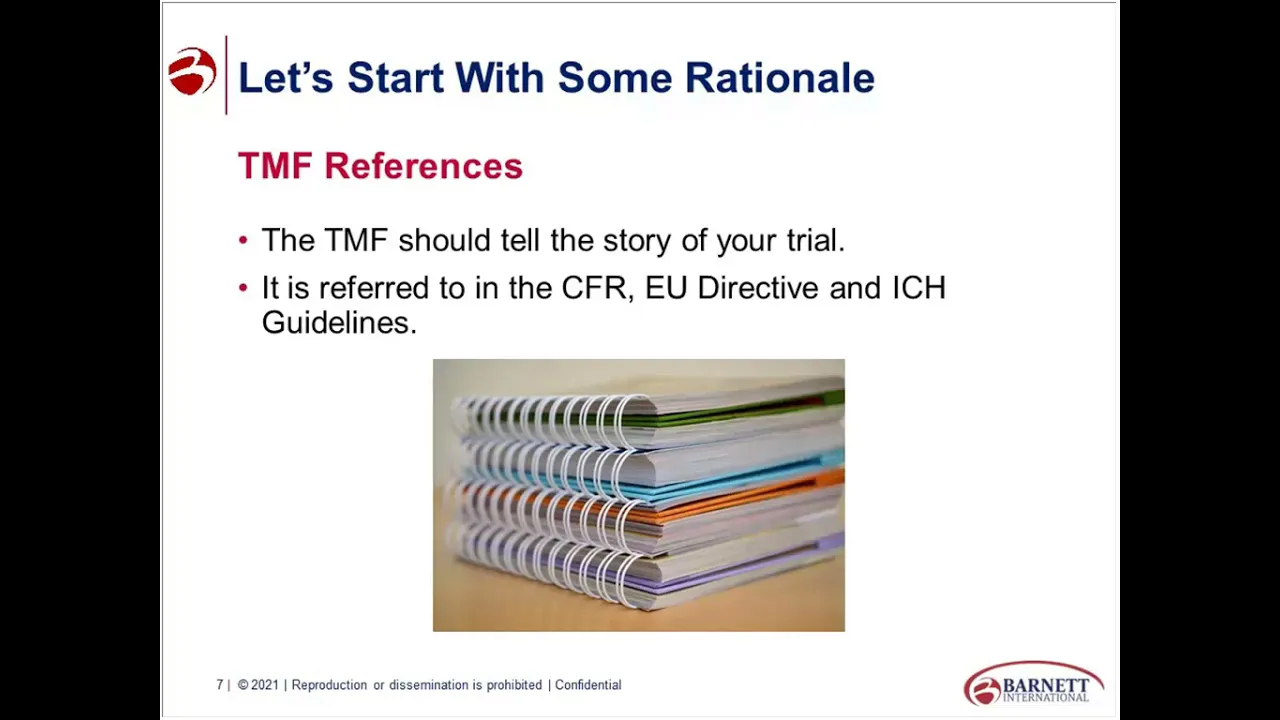 Trial Master File (TMF) for Sponsors: Set Up and Maintenance