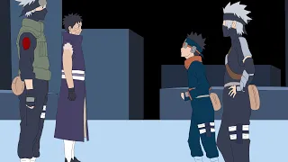 If Kakashi and obito met their kid versions !
