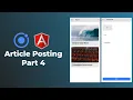 Passing Data using Angular Router Article Posting App Part 4 Ionic tutorials