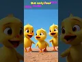 Lagu Five Little Ducks 🐤🎵 | Candy Heroes | Part 1 #Shorts