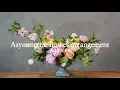 Asymmetric flower arrangement