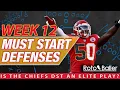 Defense Start Em Sit Em - Fantasy Football Week 12