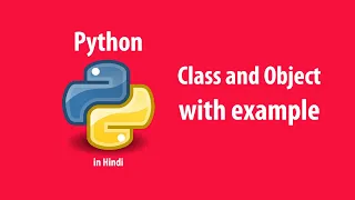 Class and object in python in Hindi