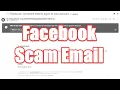 Facebook Scam Email