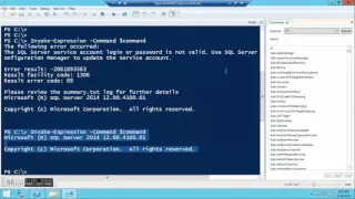 Install SQL 2014 with PowerShell Final