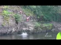 Cliff Diving into the Delaware River