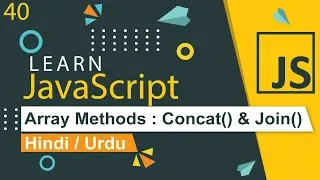 JavaScript Array Concat Join Tutorial in Hindi Urdu