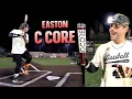 Hitting with a 1990s Easton C-CORE Baseball Bat Bros