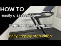 How to easily disassemble a Peloton Tread treadmill to move it