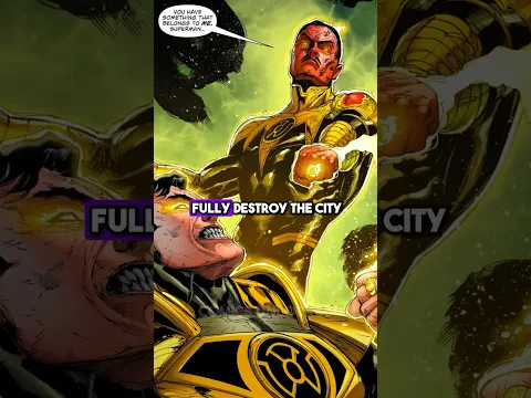 Superman Captures Parallax Using Sinestro’s Yellow Ring
