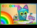 Coloring Cartoon Collection Sunny and Sky Educational Cartoons for Kids