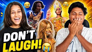 Try Not To Laugh Challenge With My Girlfriend😂 #TryNotToLaugh 