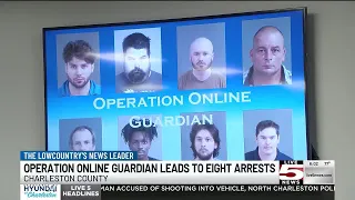 8 arrested in Charleston County operation targeting online predators