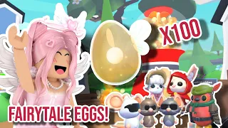 I Hatched 100 FAIRYTALE EGGS In Adopt Me...And This Happened😱🧚🏻‍♀️