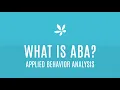 What is ABA Applied Behavior Analysis Therapy