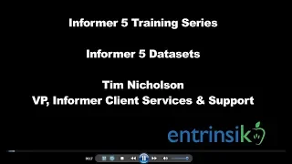 Informer 5 Training Informer Datasets with Tim Nicholson