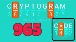 CRYPTOGRAM 965