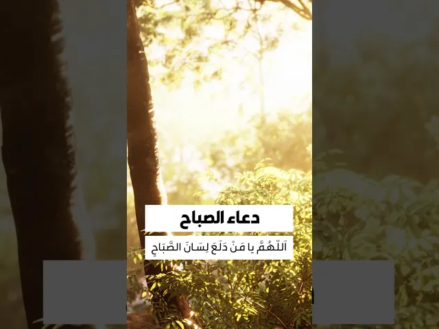 ⁣دعاء الصباح 