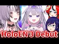 A-chan and Bae React to EN 3rd Gen Debut Part1 Hololive