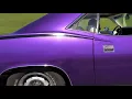 1970 Plymouth cuda inviolet(plum crazy)burnout