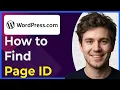 How to Find Page ID in Wordpress Step-By-Step 2026 guide