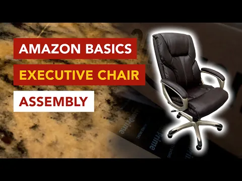 Download MP3 How to Assemble the Amazon Basics High-Back Executive Office Chair (‎PBH-21792).